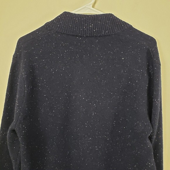 J. Crew DONEGAL Bomber Lambs Wool Blend Cardigan Sweater Men's M Retail $198 - Picture 3 of 9